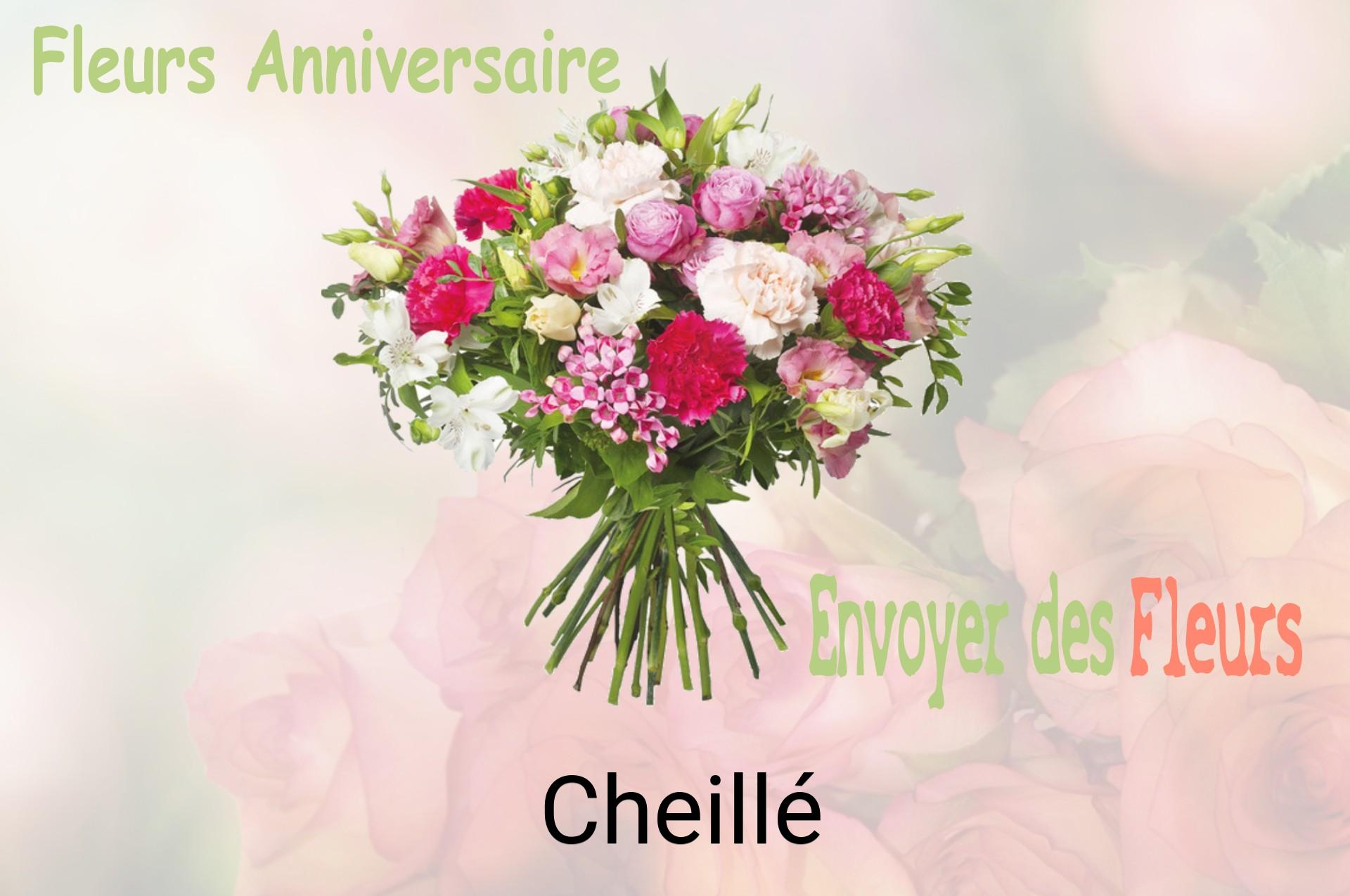 Bouquet de fleurs d’anniversaire livré à Cheillé